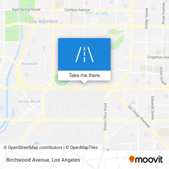 Mapa de Birchwood Avenue