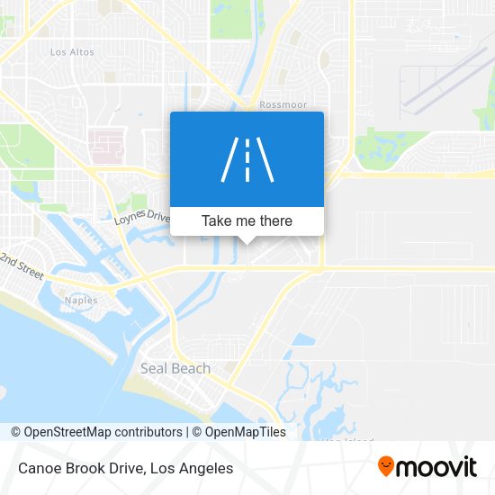 Canoe Brook Drive map