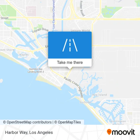 Harbor Way map