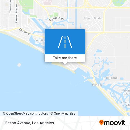 Ocean Avenue map