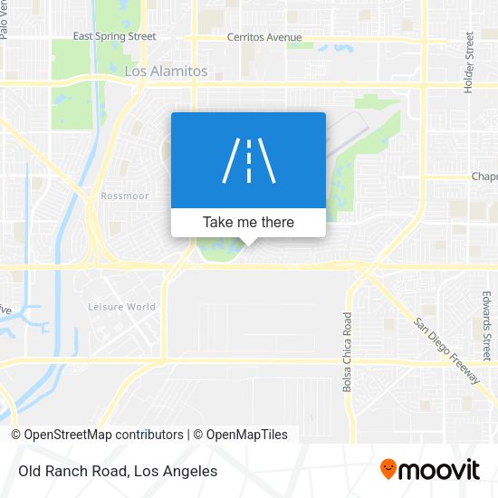 Mapa de Old Ranch Road