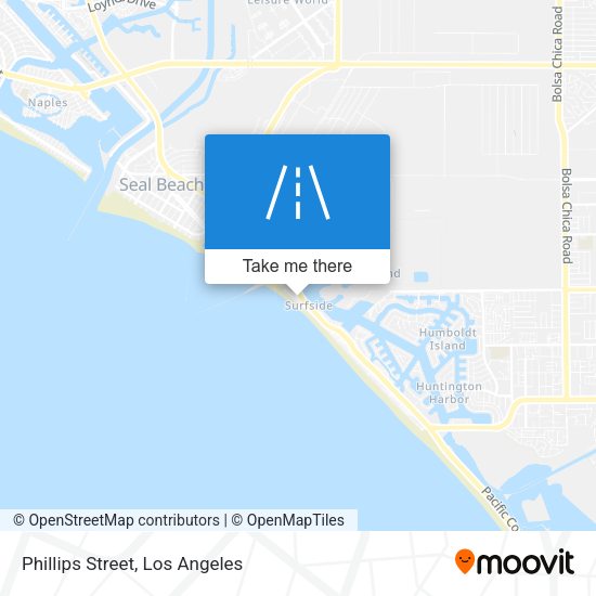 Mapa de Phillips Street