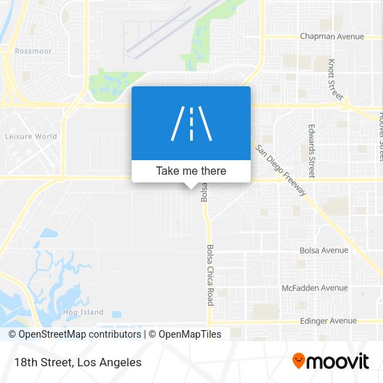 Mapa de 18th Street