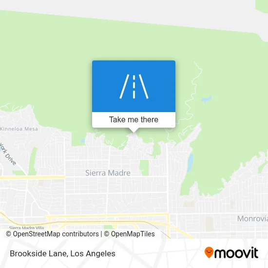 Brookside Lane map