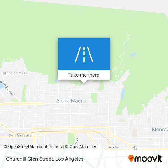 Mapa de Churchill Glen Street