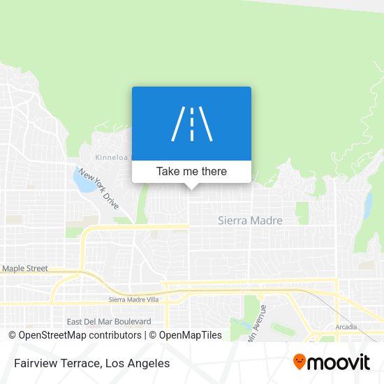 Fairview Terrace map