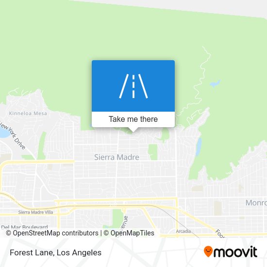 Mapa de Forest Lane