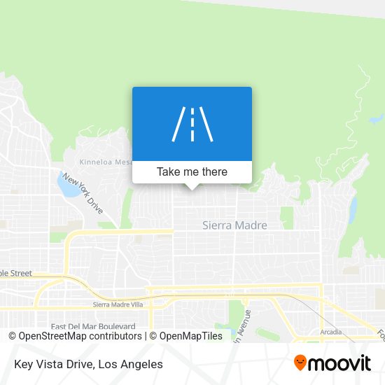 Mapa de Key Vista Drive