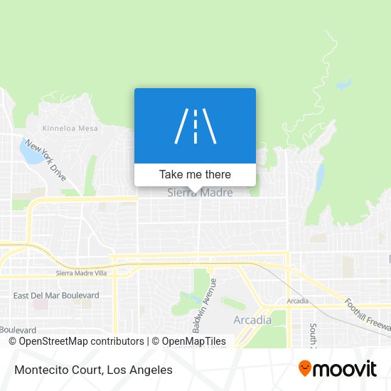 Mapa de Montecito Court