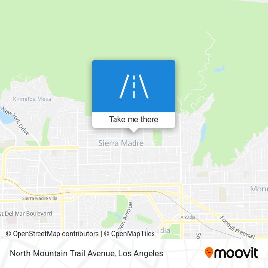 Mapa de North Mountain Trail Avenue