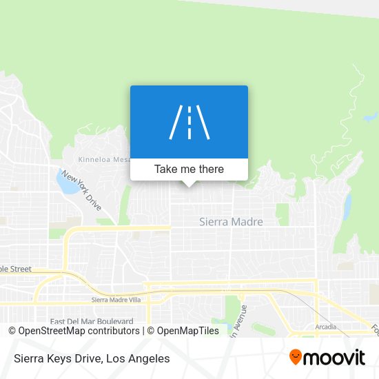 Mapa de Sierra Keys Drive