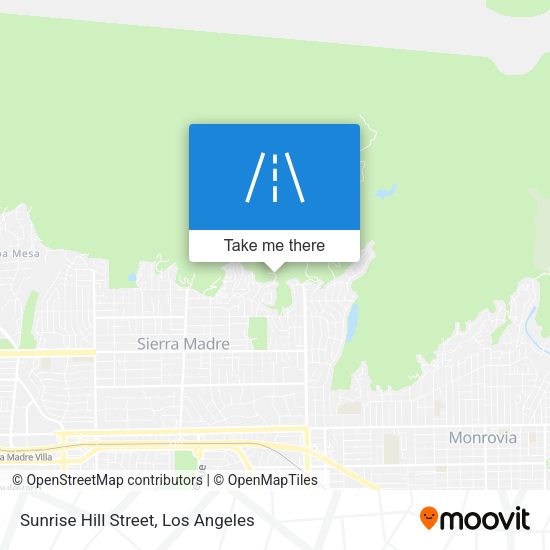 Sunrise Hill Street map