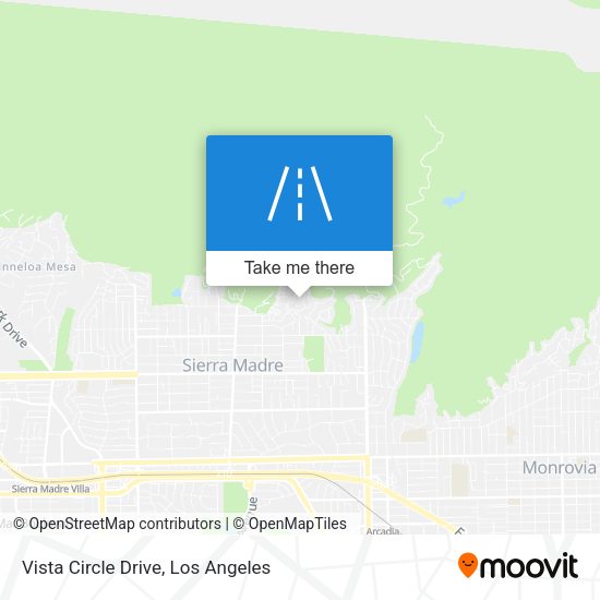 Vista Circle Drive map