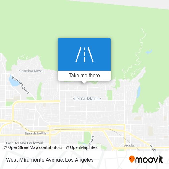 West Miramonte Avenue map