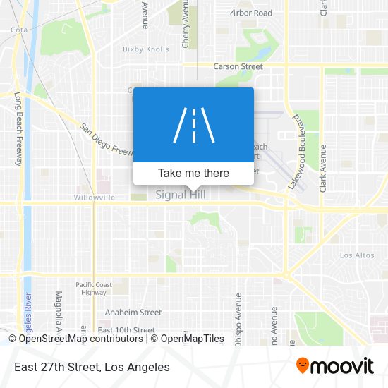 Mapa de East 27th Street