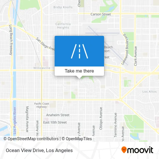 Ocean View Drive map