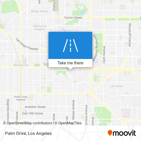 Mapa de Palm Drive