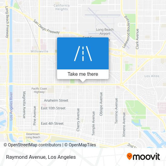 Mapa de Raymond Avenue