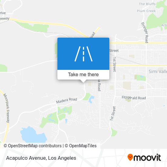 Acapulco Avenue map