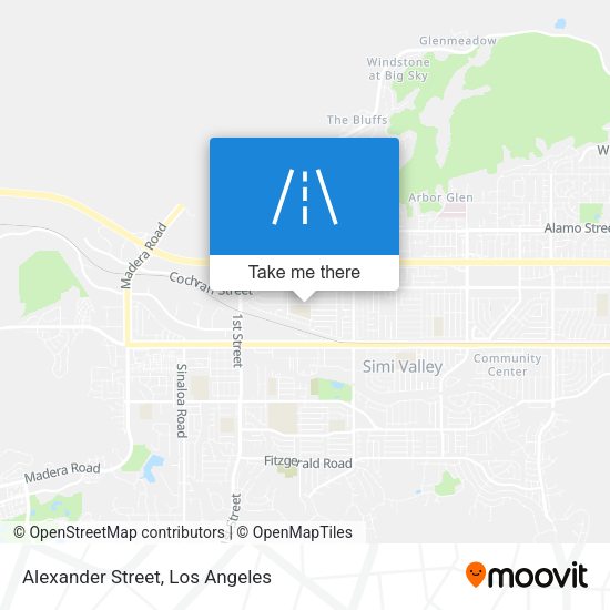 Alexander Street map