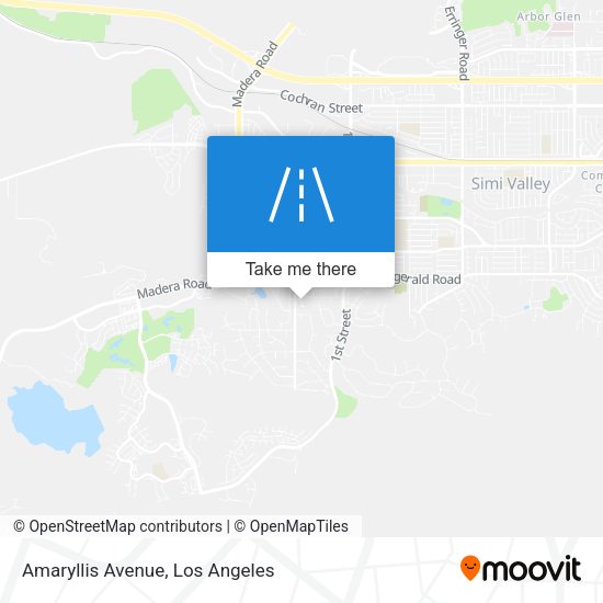 Mapa de Amaryllis Avenue