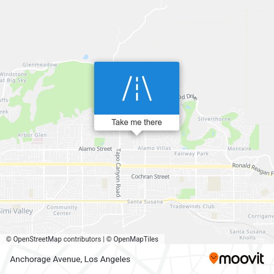 Mapa de Anchorage Avenue