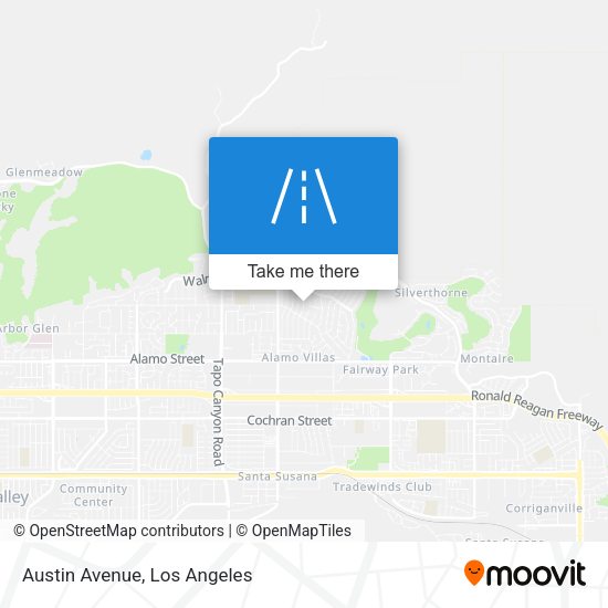 Mapa de Austin Avenue