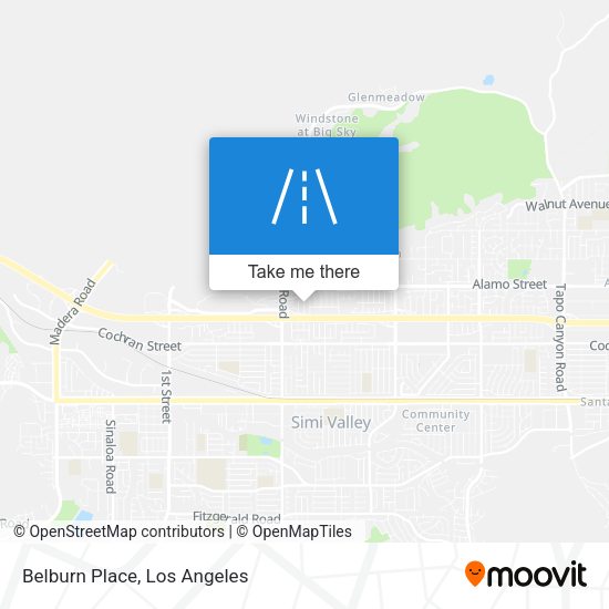 Mapa de Belburn Place