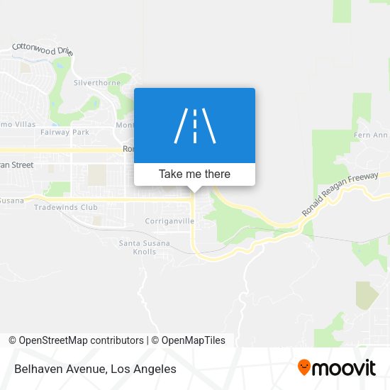 Mapa de Belhaven Avenue
