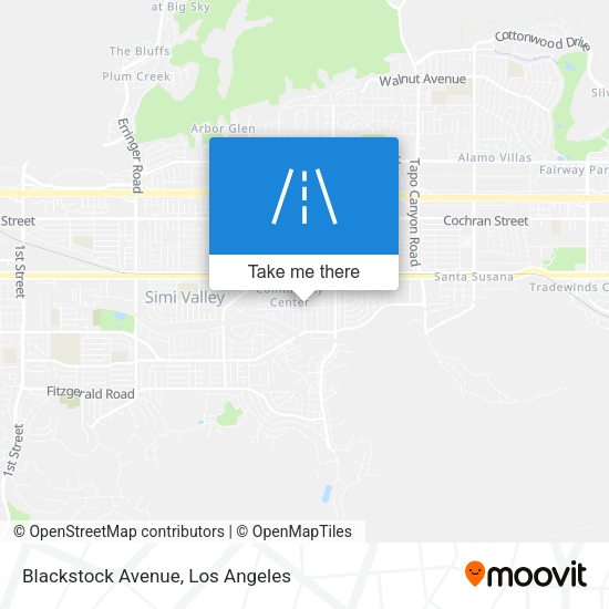 Mapa de Blackstock Avenue