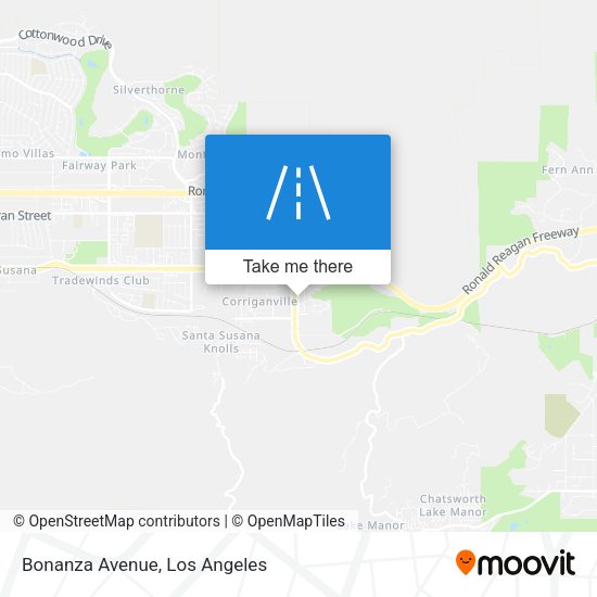 Bonanza Avenue map