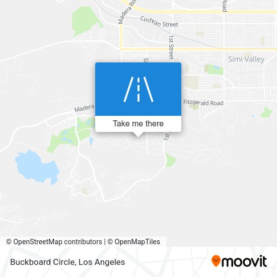 Buckboard Circle map