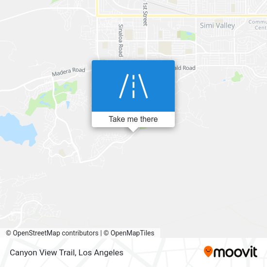Canyon View Trail map