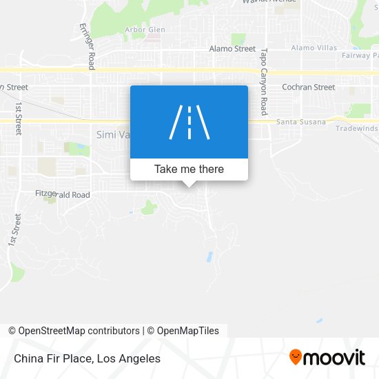 China Fir Place map
