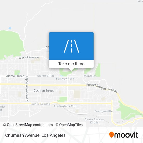 Mapa de Chumash Avenue