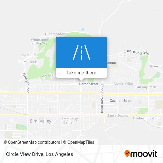 Mapa de Circle View Drive