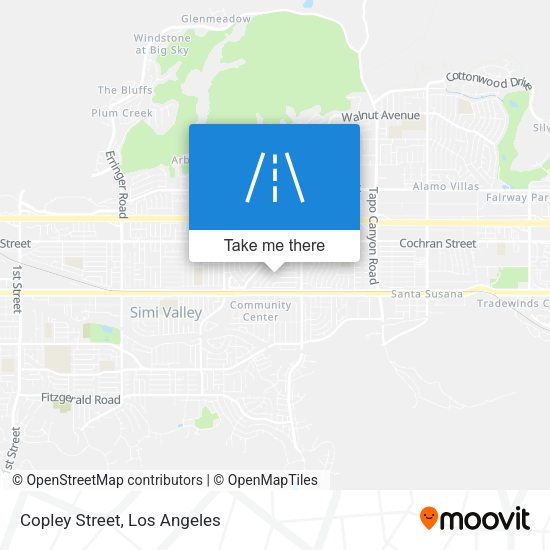 Mapa de Copley Street