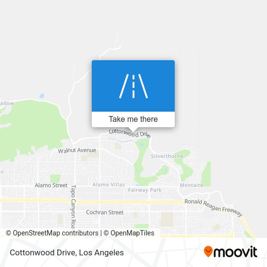 Cottonwood Drive map