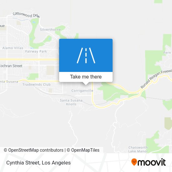 Mapa de Cynthia Street
