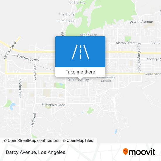 Darcy Avenue map