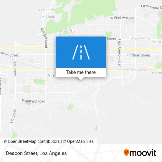Mapa de Deacon Street