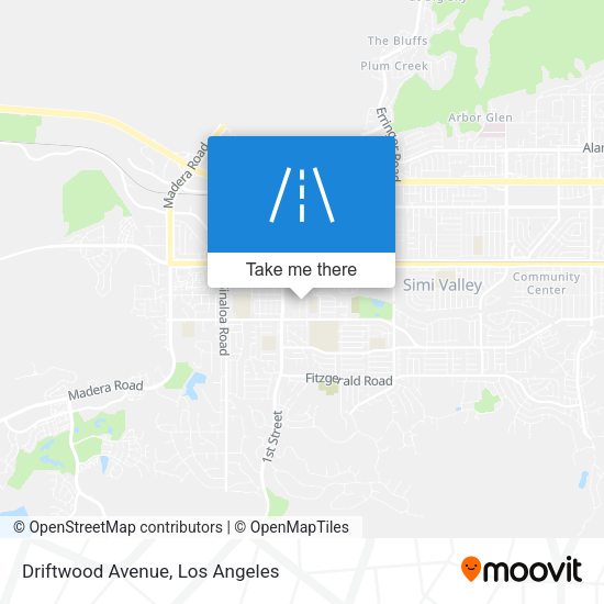 Driftwood Avenue map