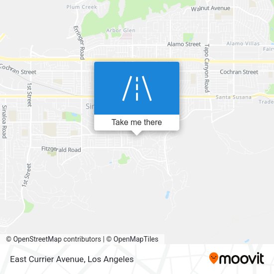 East Currier Avenue map