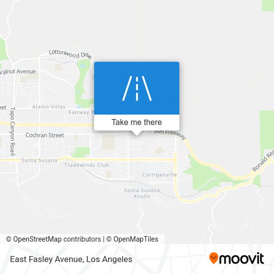 Mapa de East Fasley Avenue