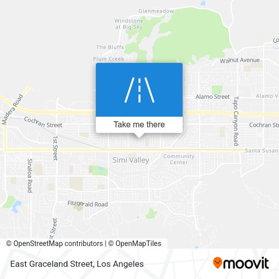 East Graceland Street map