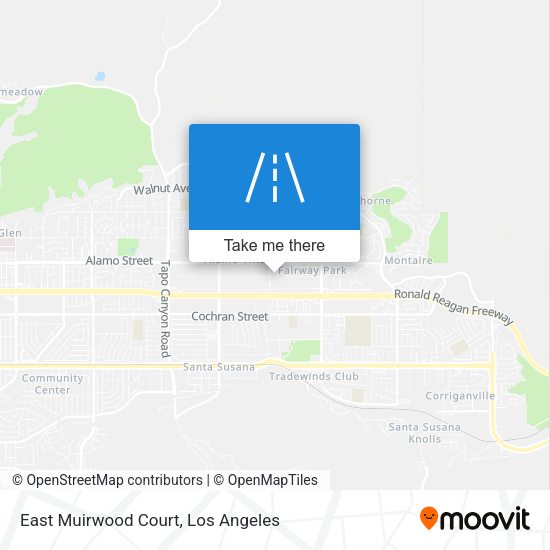 East Muirwood Court map