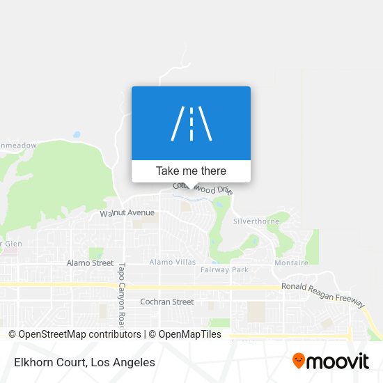 Mapa de Elkhorn Court