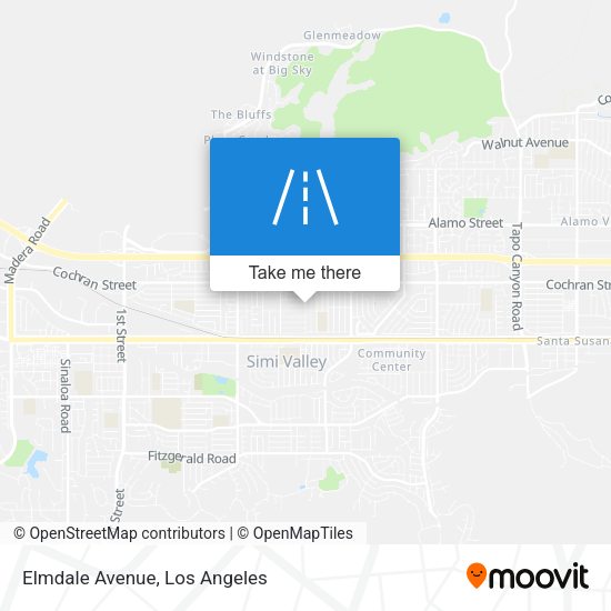 Mapa de Elmdale Avenue