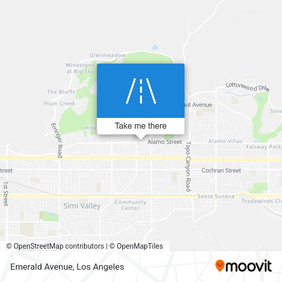 Mapa de Emerald Avenue