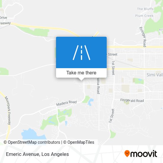 Mapa de Emeric Avenue